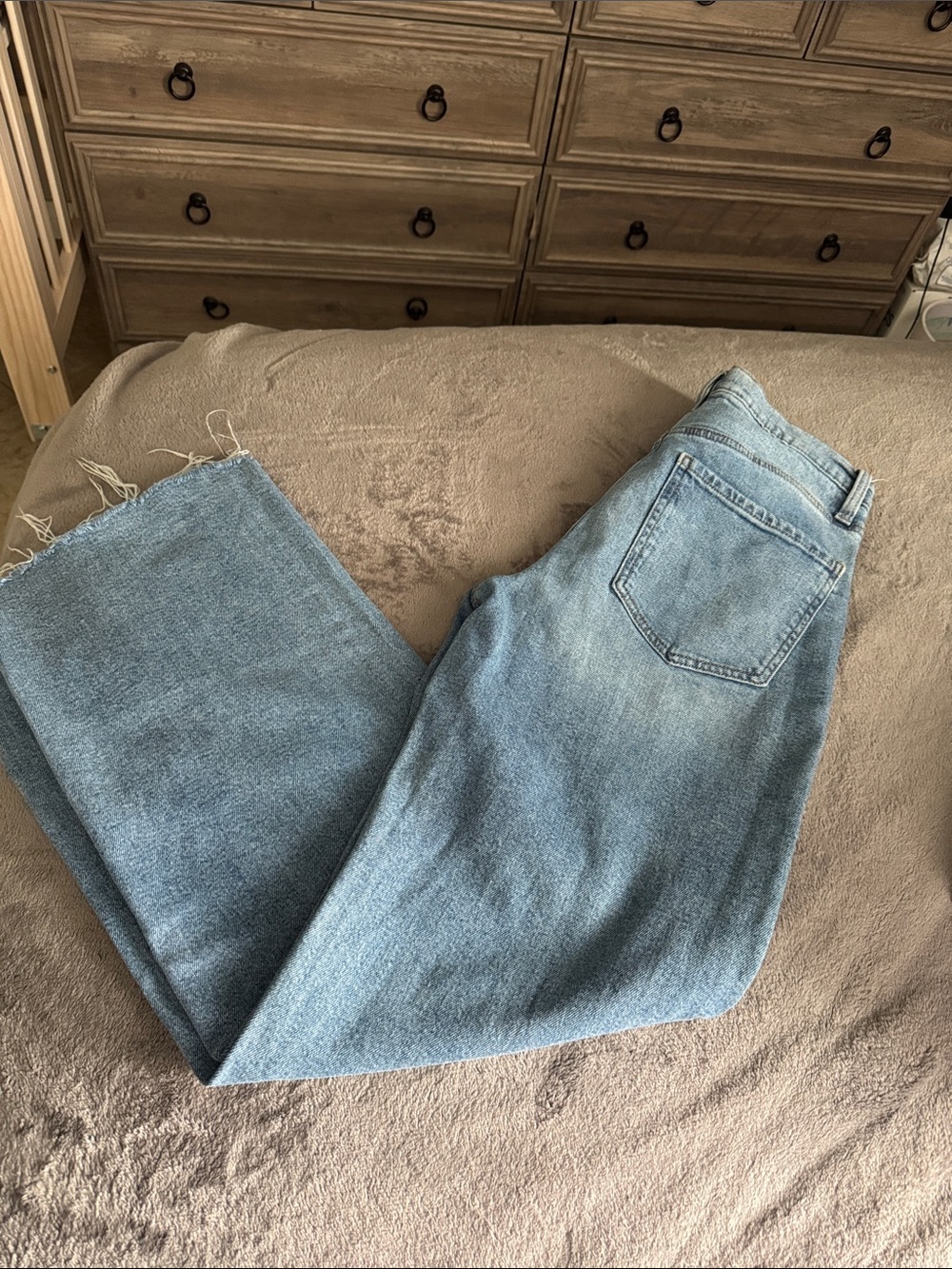 Women’s Light Blue Baggy Jeans